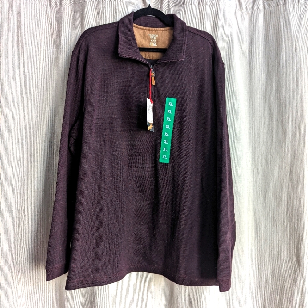Men's Quarter Zip Pullover Sweater